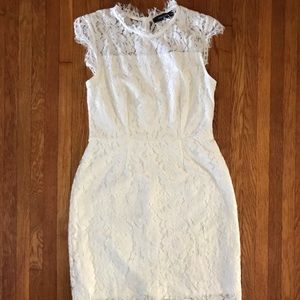 White lace dress